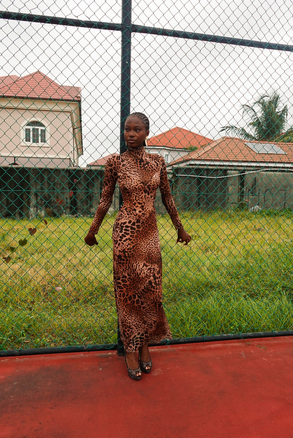 Jaded rose corseted long sleeve maxi dress