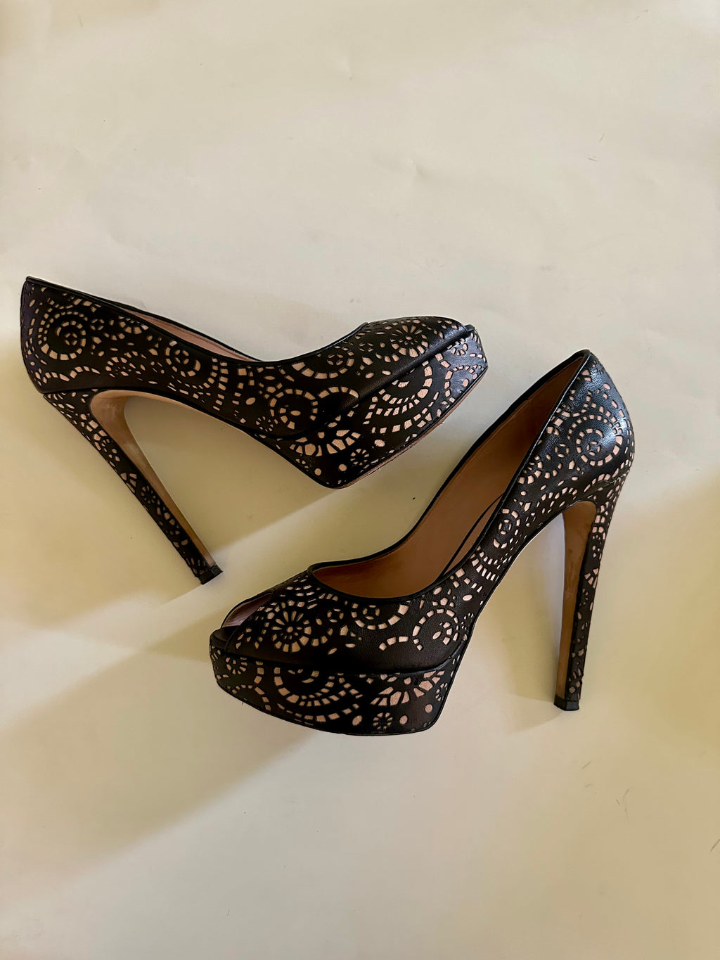 Miss Dior Lasercut Leather Heels