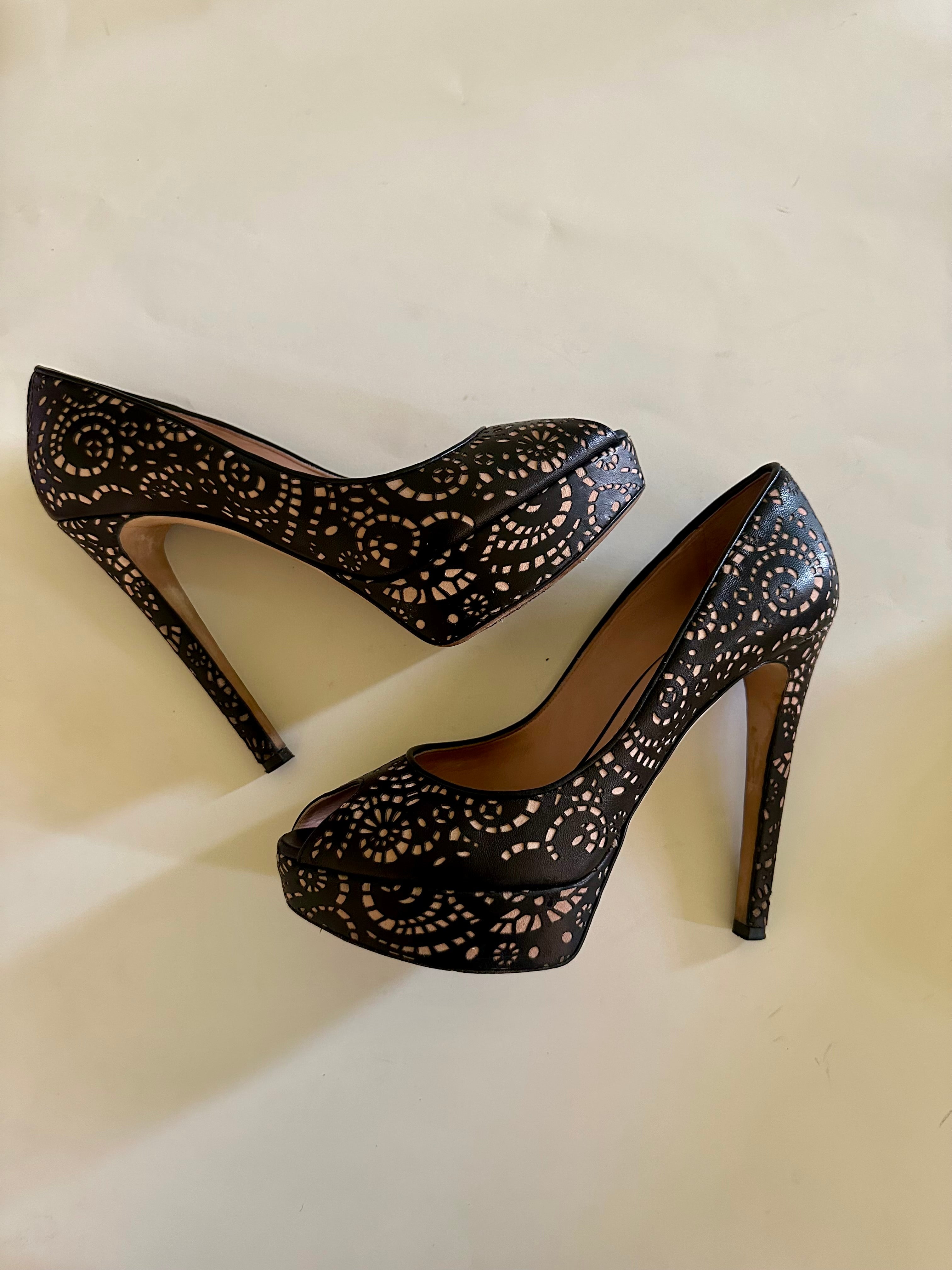 Miss Dior Lasercut Leather Heels