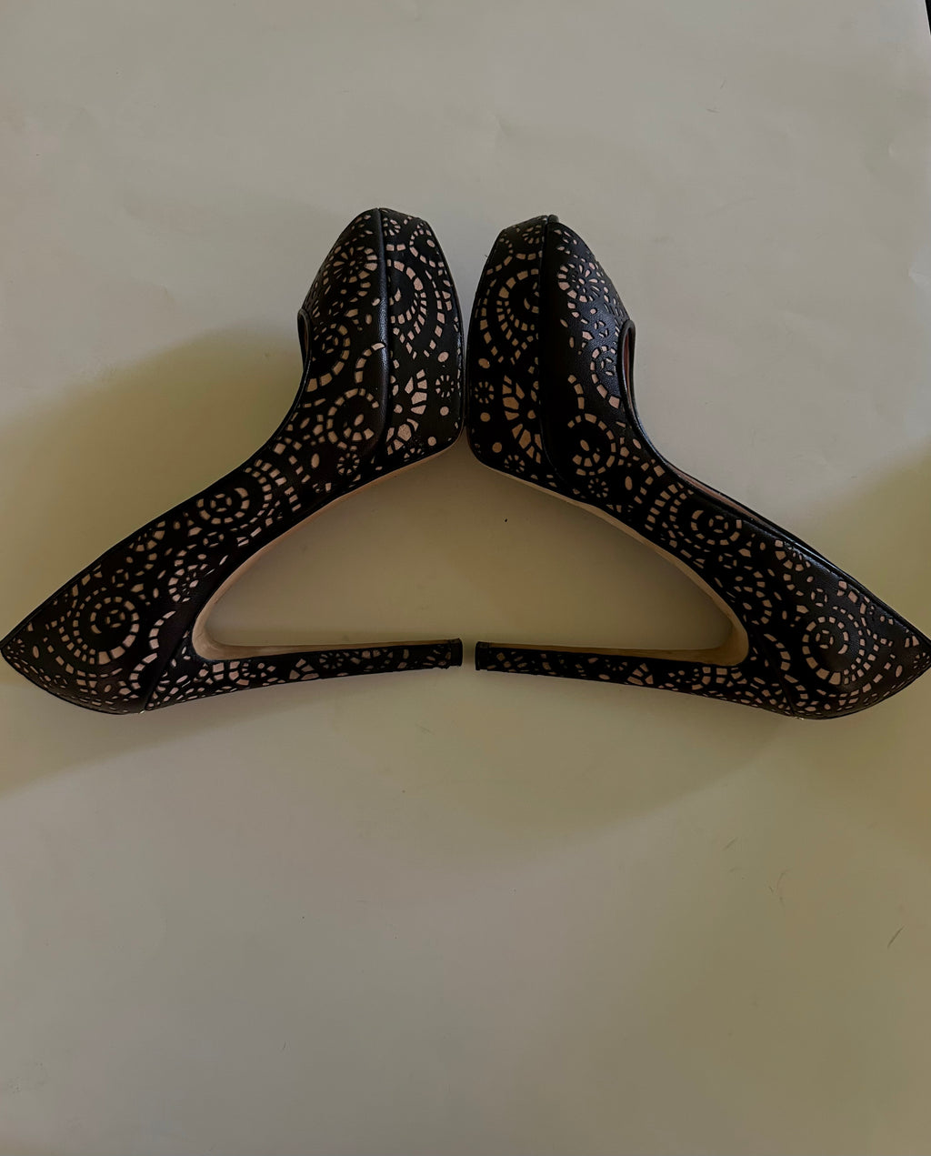 Miss Dior Lasercut Leather Heels