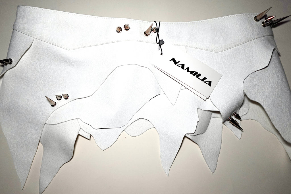 Namilia Shredded Mini Skirt