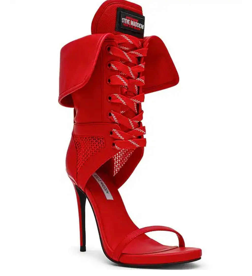 Steve Madden Casella Lace Up Stiletto Sandal